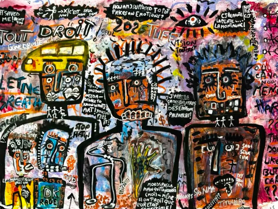 CHAOTIC FIGURES ' Figures issues du Chaos comme matérialisées par les maux du monde.